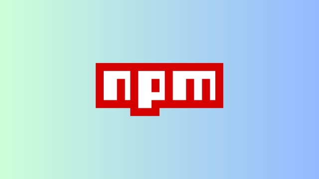 How to Build and Publish a Package to npm